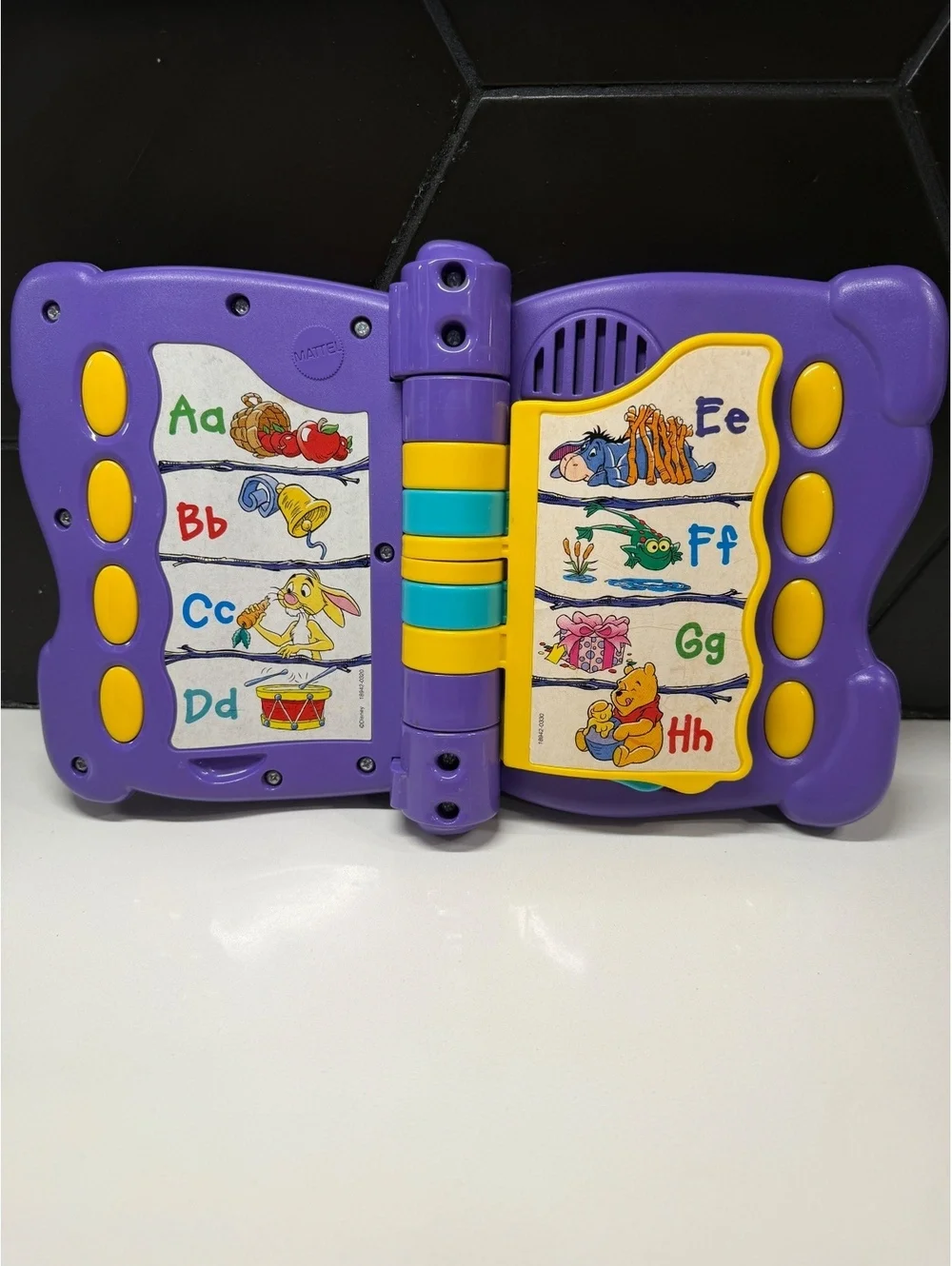 Vintage 1990s Disney Winnie the Pooh Talking Fun ABCs Interactive Learning Toy